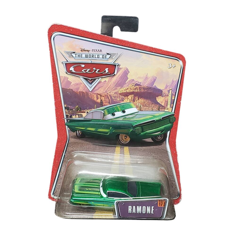 Disney Pixar The World of Cars Green Ramone No. 17 Collect Them All Diecast Car